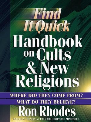 cover image of Find It Quick Handbook on Cults and New Religions